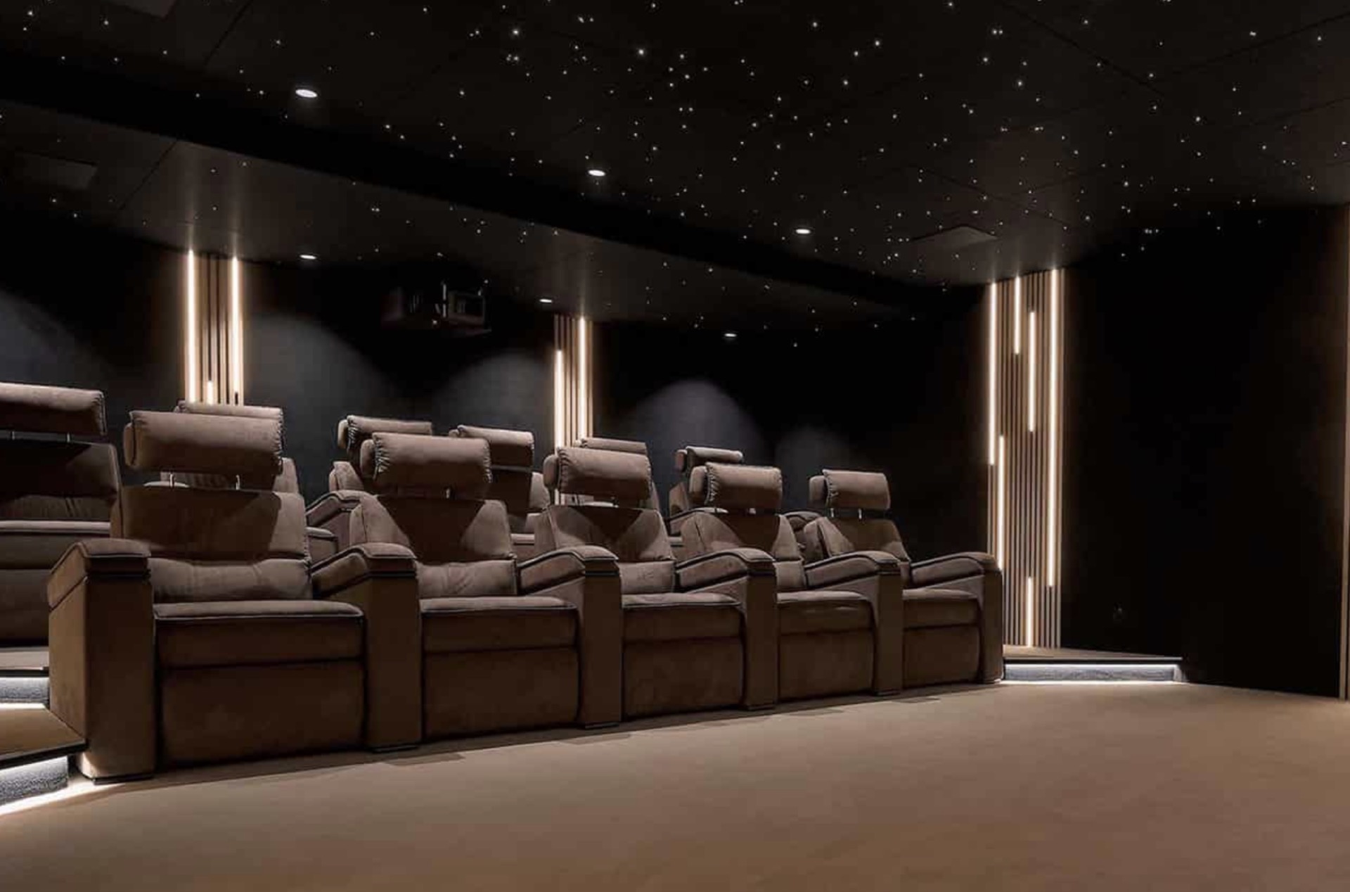 Luxury home cinema